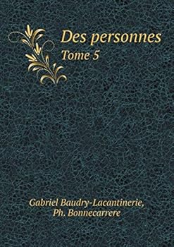 Paperback Des personnes Tome 5 [French] Book