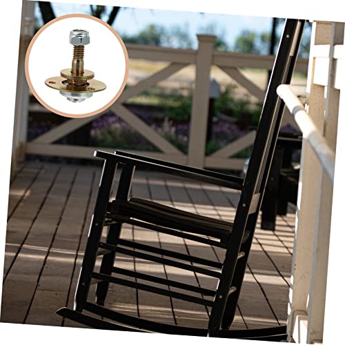 DOITOOL 8 peças de parafusos para móveis com rolamento de cadeira de balanço, acessórios mecânicos,