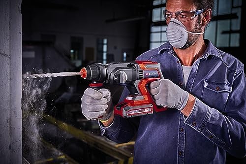 Bild 4 - Einhell Akku-Bohrhammer TE-HD 18/20 Li-Solo Power X-Change (18 V, 1,8 J, 20 mm Bohrleistung in Beton, 4.750 min-1 max. Schlagzahl, SDS-Plus, ohne Akku)