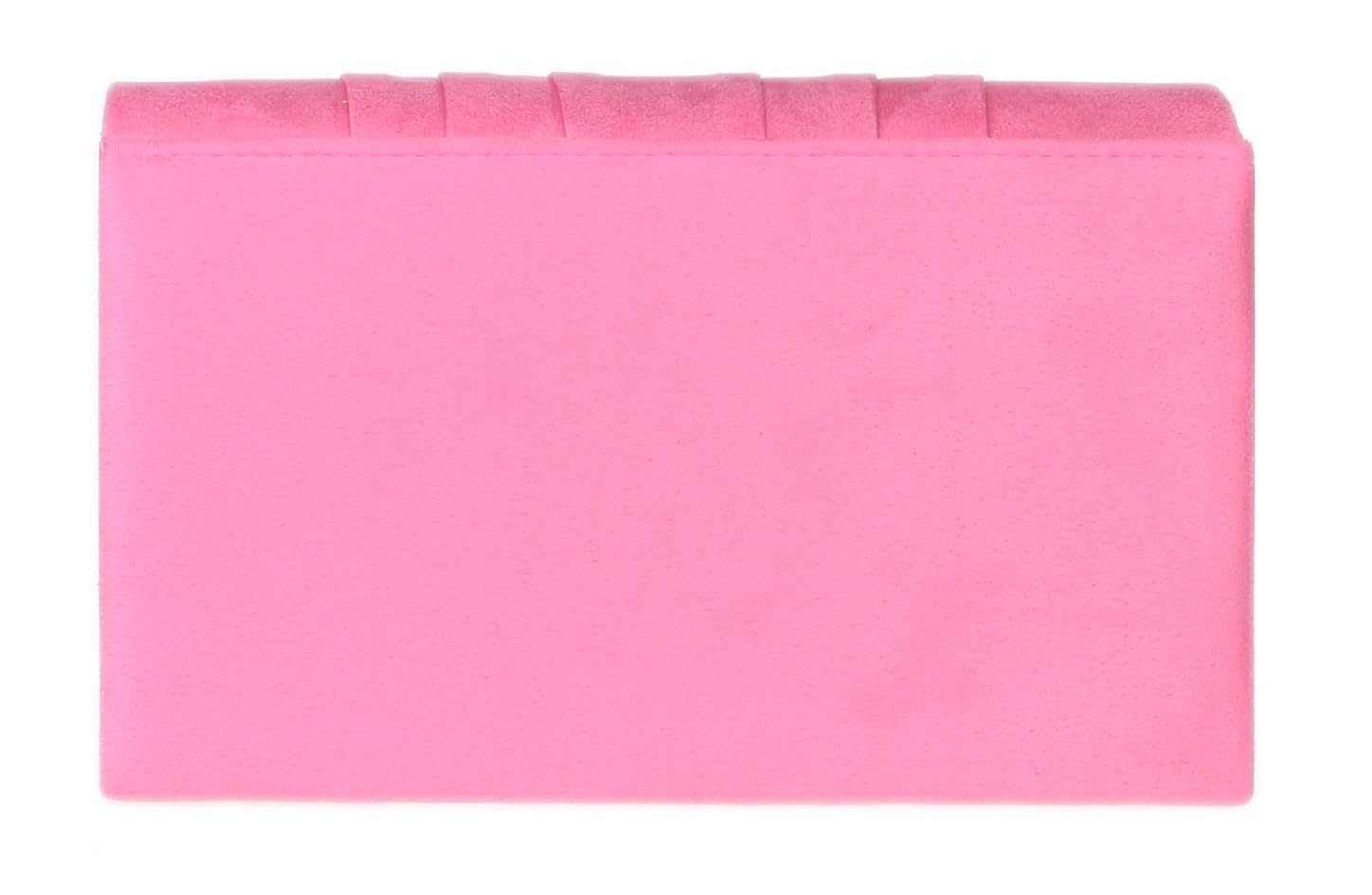Girly Handbags Bolso de mano plisado de ante sintético para mujer