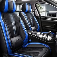 Autostoelhoes Voor Mazda CX-5 2012-2015,PU-leer Complete Set Voor- En Achterbank Beschermers Ademende Stoelhoezen Kussens Autostoelaccessoires, Black