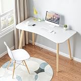 デスク 机 パソコンラック 幅80cm×奥行50cm 勉強机 木製 テレワーク 在宅勤務 テーブル 学習机 シンプル リモートワーク用 化粧台 作業机 仕事用 ナチュラル 組立簡単