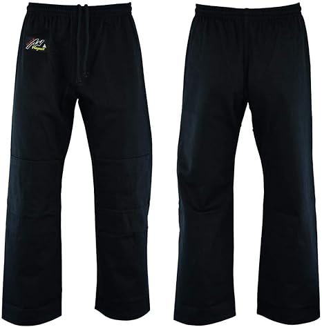 Pantaloni Judo Bianchi - Imbottitura Doppia Ginocchia, Cotone 9oz, Per Arti Marziali - Foto 11