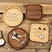 Custom Engraved Wooden Valet Tray - Personalized Catch-All Organizer for Dad - Handmade Storage for Keys, Jewelry, and Accessories - Perfect Father's Day, Birthday, and Anniversary Gift
