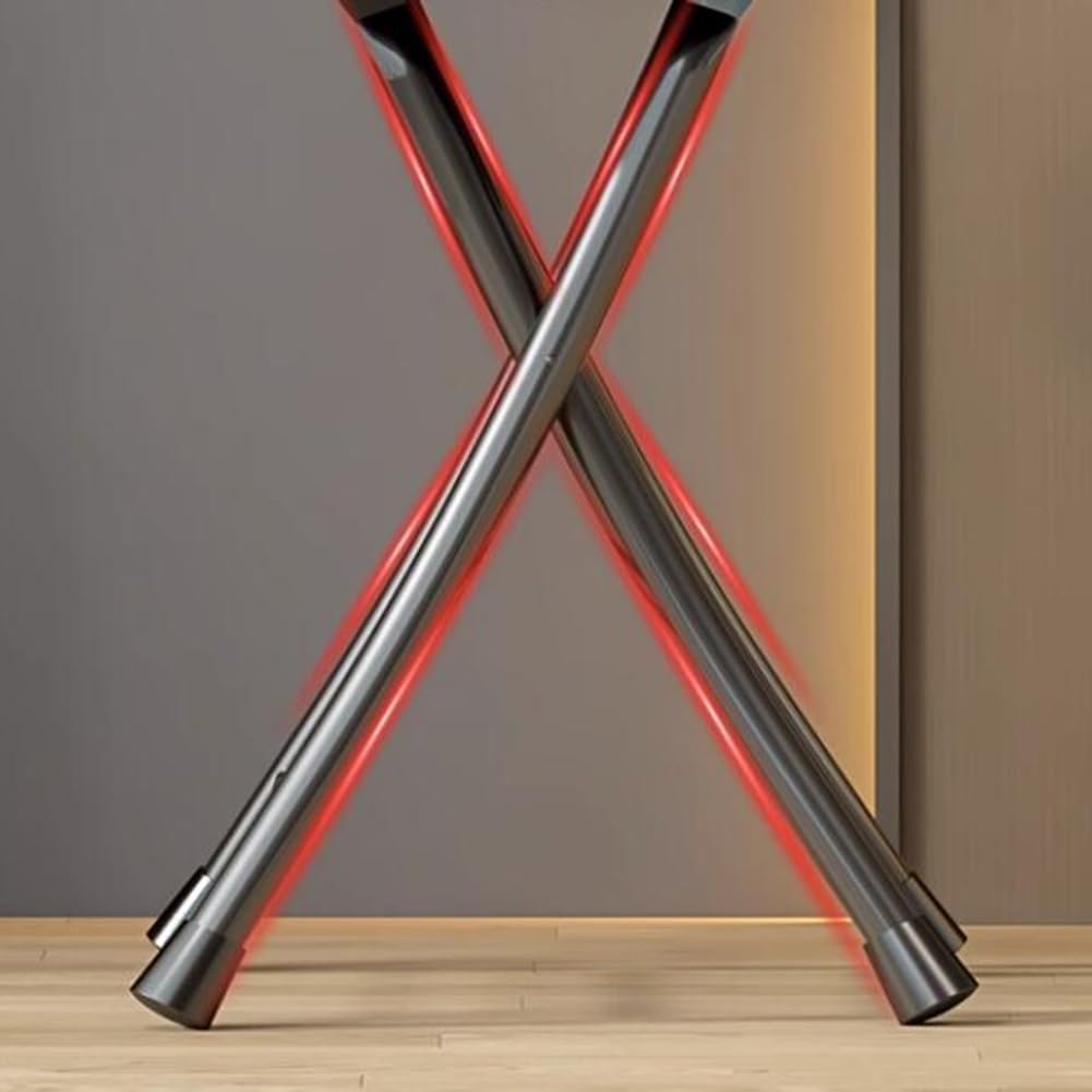 Taburete Plegable de 45cm con Respaldo y Reposapiés,Taburete de Desayuno con Asiento Acolchado Redondo Portátil para Cocina, Comedor, Oficina,Taburete de Bar Plegable (Color : Blanco)