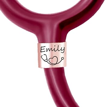 Stethoscope Name Tag for Nurese-Personalized Stethoscope Charms,Custom Stethoscope ID Tag,Nurse Appreciation Gifts,Graduation Gifts,Nurses Week for Nurse Accessories for Work Style 04