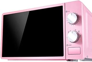 Horno de microondas de 20 litros, 800 vatios, horno de microondas en solitario con modificación de la función, 6 ajustes de alimentación, temporizador de 0-30 min, cocinero expreso de un toque