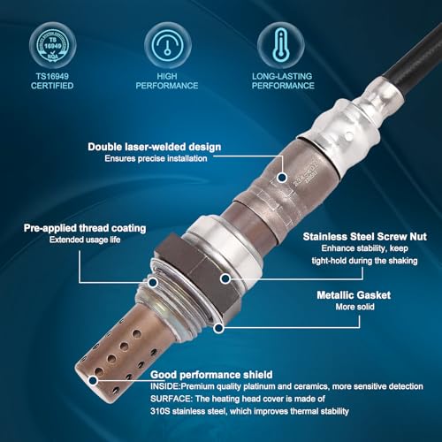4Pcs Oxygen O2 Sensor Upstream Downstream for Chevy Avalanche Tahoe 2007 by Partselect - Used condition - Image 3