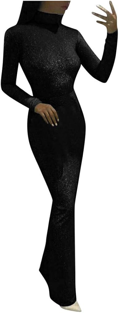 Long sleeve turtleneck gown Clearance