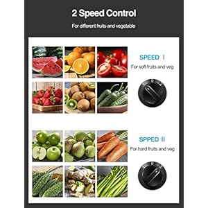 QCen Juicer Machine, 500W Centrifugal Juicer Extractor with Wide Mouth 3” Feed Chute for Fruit Vegetable, Easy to Clean, Stainless Steel, BPA-free (Rose Gold) QCen Juicer Machine 500W Centrifugal Juicer Extractor with Wide Mouth 3 Feed Chute for Fruit Vegetable Easy to Clean Stainless Steel BPA free Rose Gold