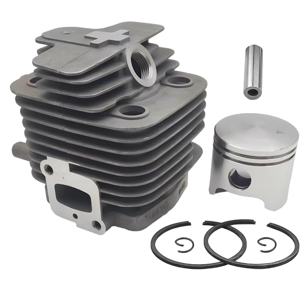 531007735 531007736 - Kit de pistón cilíndrico para desbrozadora Husqvarna 142R 142RB 142RJ 143R 152RB 152RJ 153R para desbrozadora Jonsered GC2042 GC2052 BP2052