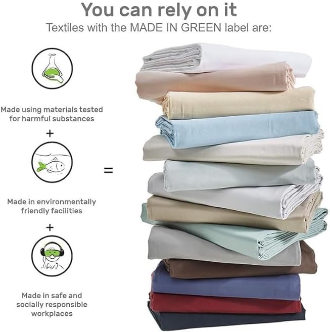 1Pcs Flat Sheet Oversized King Plus (120 x 120) 800 Thread Count 100% Egyptian Cotton Luxury Quality Bedding Flat Sheet Only Beige Solid