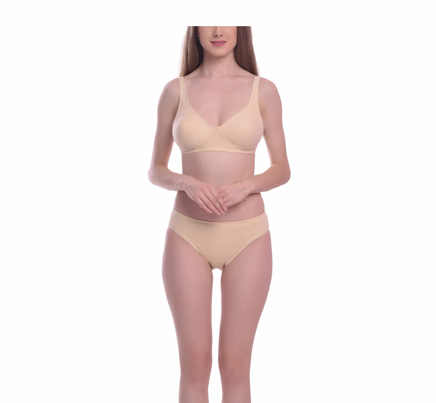 elina Women's T-Shirt Cotton Hosiery Bra and Panty (Vivan-Set)-picture-14