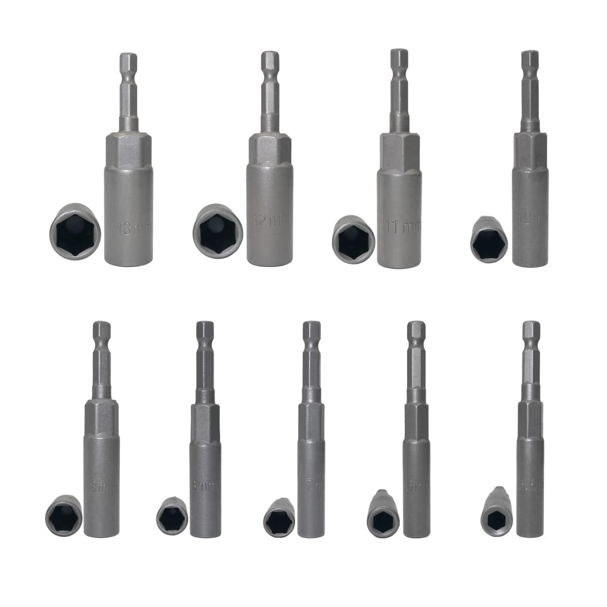 Amazon | 5.5mm～19mm深型ソケットレンチ ナットドライバー