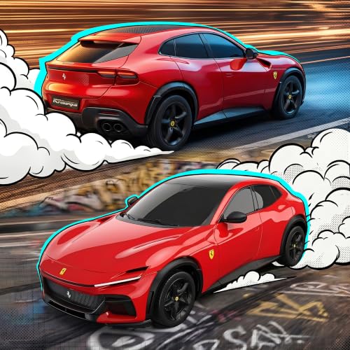 Image of BEZGAR 1:24 Official Licensed Ferrari Purosangue RC Toy Car