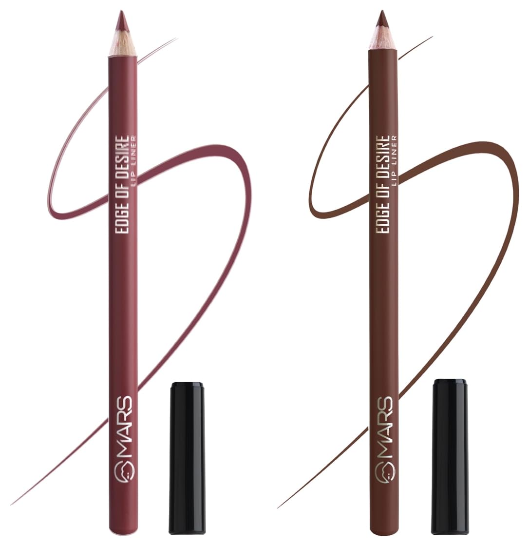 MARS Matte Lip Liner One Swipe Smooth Long Lasting Lip Pencil (1.4gm) (05-WINE NIGHT) (14-CHOCO BUTTER)-image-25