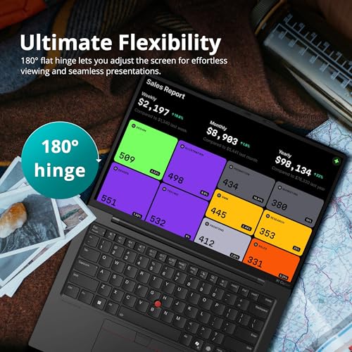 Image of Lenovo ThinkPad X1 Carbon G13 14 inch 2.8K Laptop, Intel Ultra 7 258V, Intel Arc Graphics, 32GB LPDDR5X, 1.5TB Storage(512GB SSD&1TB Docking Station), Fingerprint, Backlit Keyboard, Win11 Pro, Black