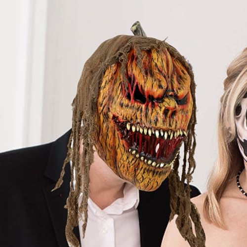 Costume de citrouille effrayant avec accessoires de cosplay de qualité - 3
