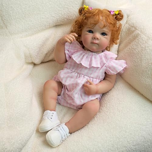 Muñeca reborn realista Bettie de 45 cm para niños 3+ miniatura 6