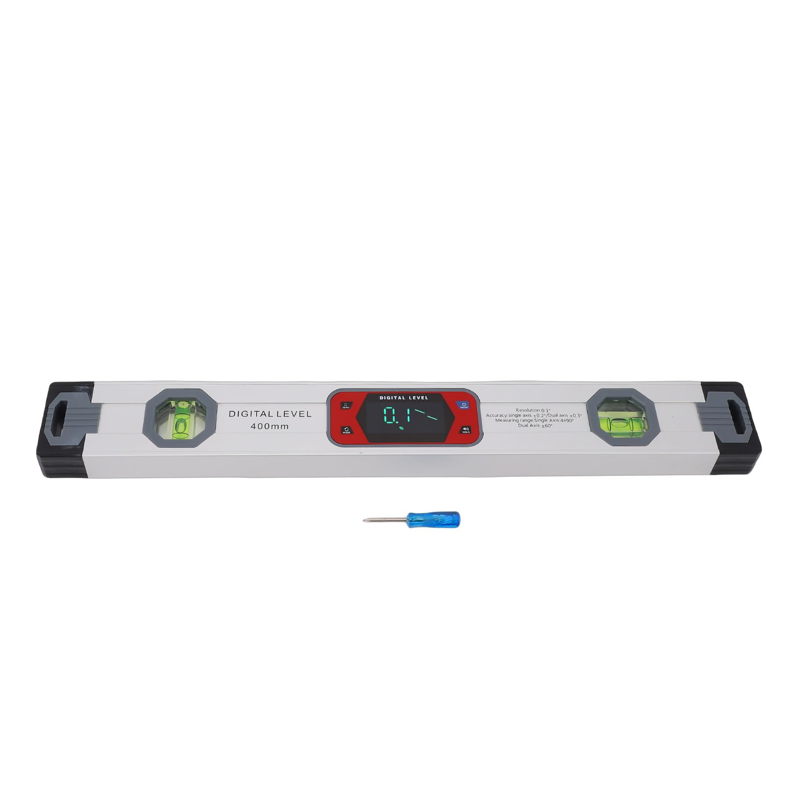 Display LCD a doppio asse a livello digitale, goniometro a livello elettronico con base magnetica con cicalino per la lavorazione del legno, lega di alluminio