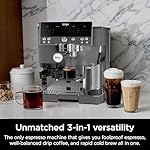 Ninja Luxe Cafe Premier Series, Espresso Machine, Drip Coffee, Rapid Cold Brew, Integrated Grinder, Hands-Free Frother, with Knock Box, Water Filter, Cleaning Tablets, Descaler, ES601GM - Image 2