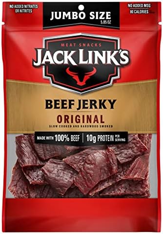 Jack Link's Meat Snacks Beef Jerky, Original, 5.85 Ounce
