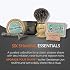 Gentleman Jon Deluxe Shaving Collection - Safety Razor Shaving Kit & 50-Pack Platinum Double Edge Razor Blades - Complete Wet Shave Set for Men - Effortless, Smooth, and Comfortable Shaves