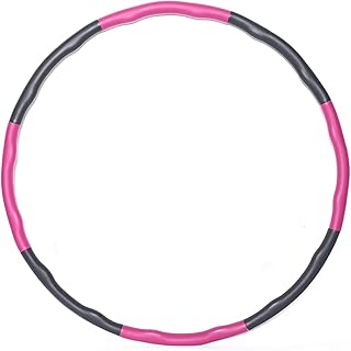 KOVEBBLE Fitnesskreis Hula Hoop Reifen für Erwachsene und Kinder, Abschnitte Hoola Hoop Reifen für Fitnessübungen, Gewicht...