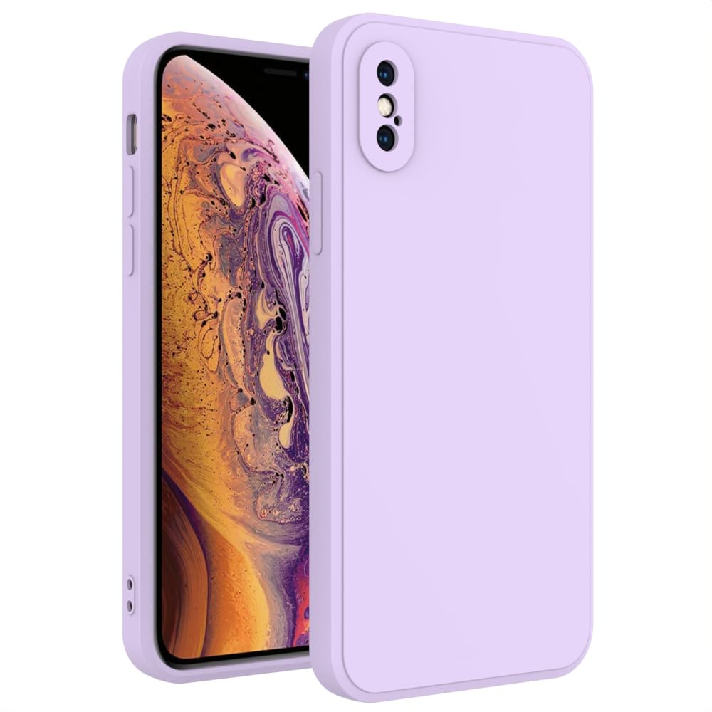 for iPhone Xs Max Case Purple, Scratch Resistant with Soft Touch, Slim Thin Phone Cover for iPhone Xs Max 6.5 inch