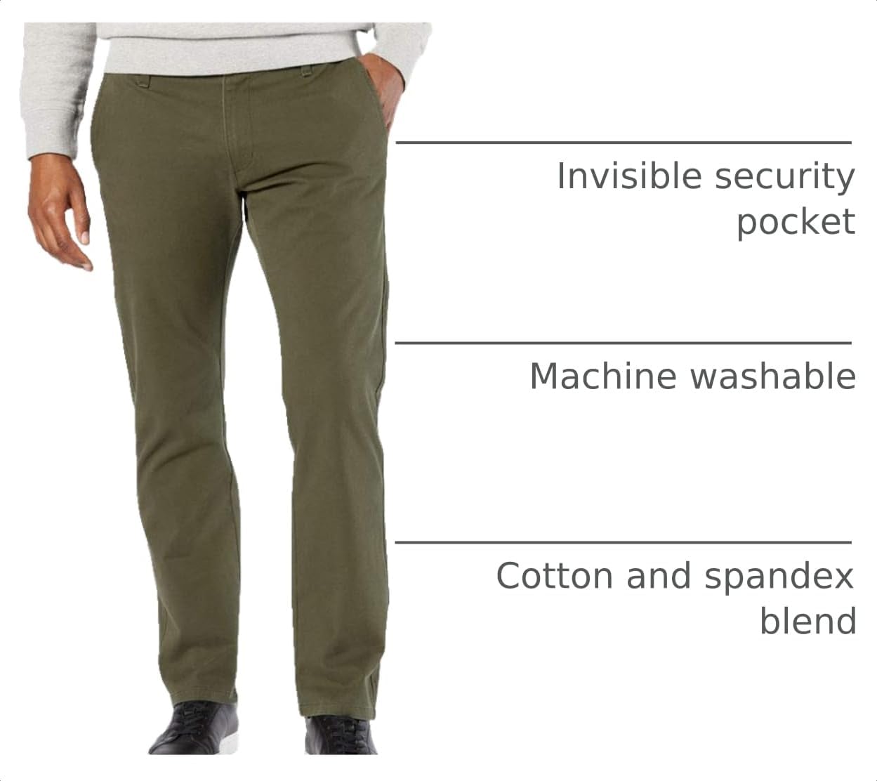 Dockers Straight Fit Ultimate Chino with Smart 360 Flex (Regular and Big & Tall)