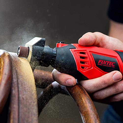 Rotary Tool Kit, Fixtec 1.4Amp Variable Speed Power Rotary Tool With Heavy Duty 170W, Universal 3-Jaw Chunk, 10 Attachments, 125 Accessories,Perfect For Grinding, Cleaning, Polishing And Carving #TOP5