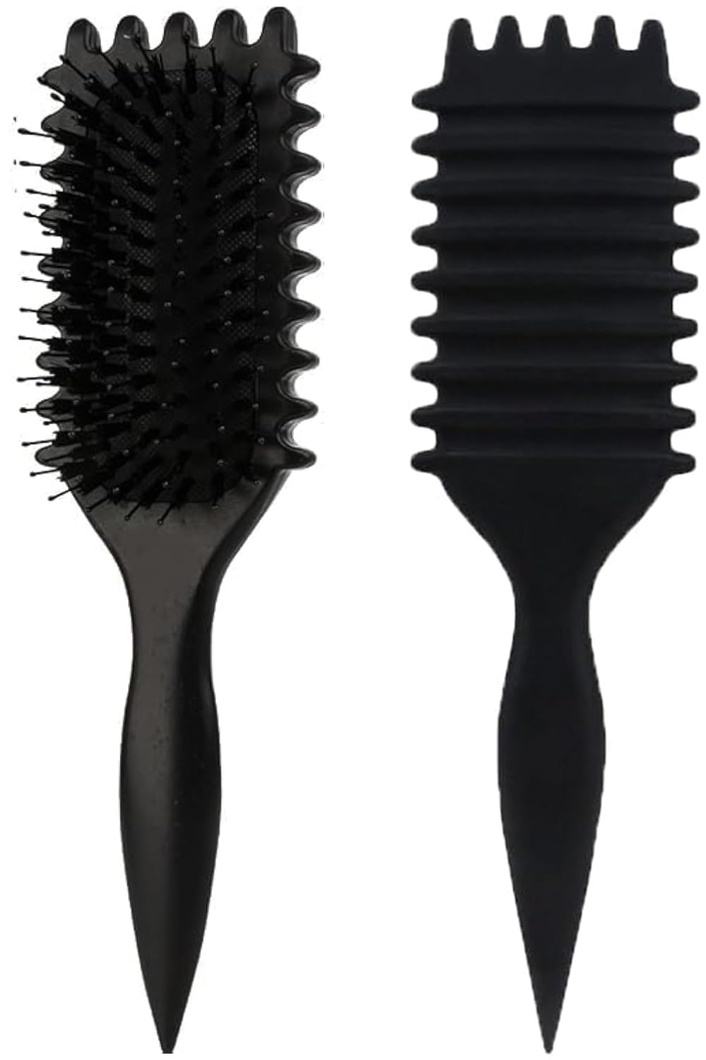 Purfex Curl Defining Hair Brush-Bounce Curl Define Styling Brush Wet & Dry Detangler, Essential Tool for Detangling & Shaping Curls- Perfect For Combing & Defining Curls For Women Men