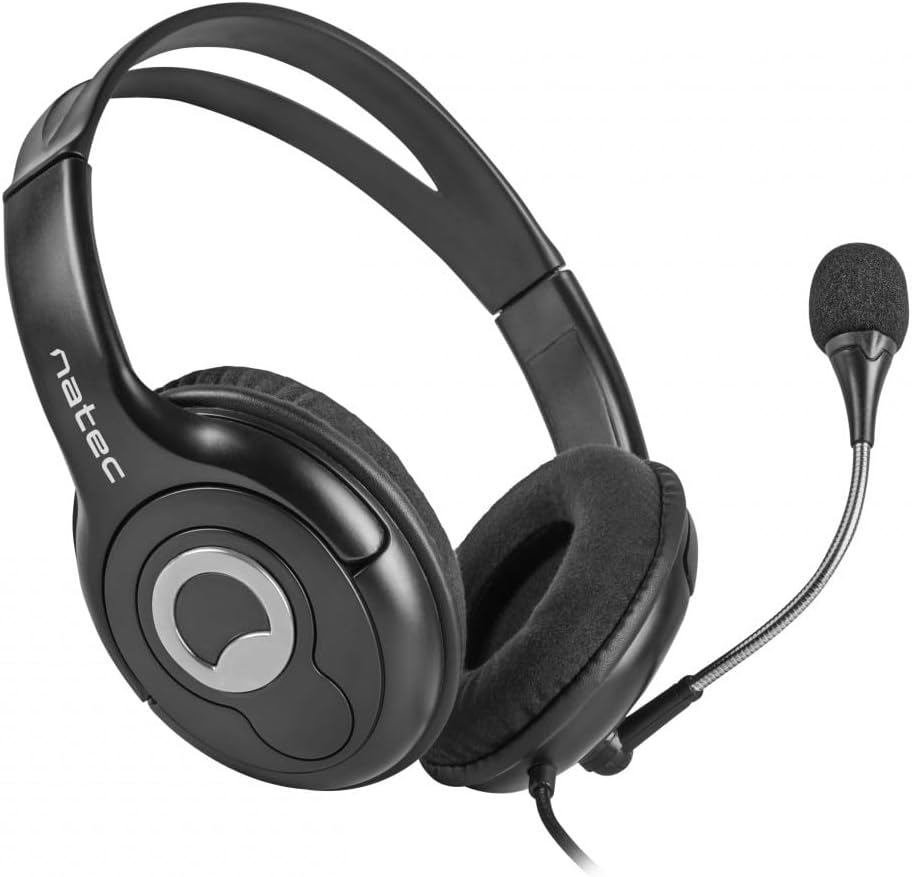 Natec Bear 2 Headphones + Microphone, 2 x Mini Jack 3.5 mm