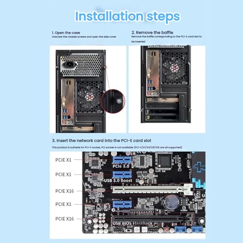 Cuifati WiFi 7 PCIe Wireless Network Card 4200Mbps Desktop WiFi Adapter con BT5.2 para soporte Windows 10 y 11 bandas 2.4GHz, 5GHz, 6GHz miniatura 4