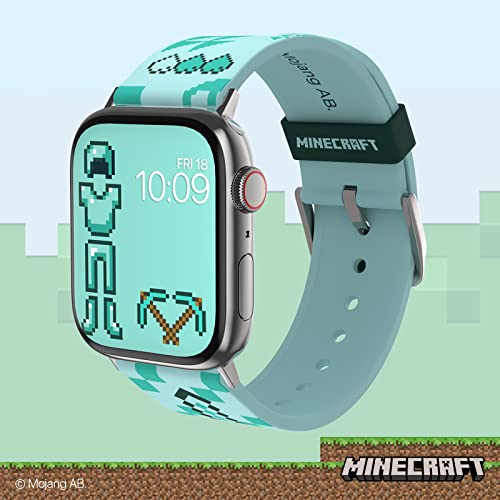 Minecraft Watch Icon Minecraft: Iconic Smartwatch Band – Officially Licensed, Compatible ...