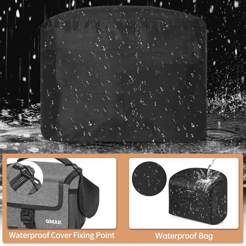 Bolsa para cámara compacta con cubierta impermeable miniatura 6