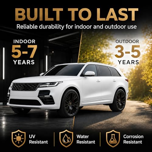 Heinaroman Matte White Vinyl Wrap for Cars, 50 x 5 ft, Air Release by Heinaroman - Used condition - Image 5