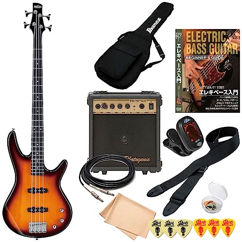 アイバニーズ GSR180 BS ブラウンサンバースト Ibaneze 入門 10点 エレキベース 初心者セット