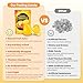 Peelable Mango Gummy Candy - Natural Juicy Flavor, Low Sugar Low Calorie - Individual Wrapped Resealable (3 Pack, 3.17oz, Mango)