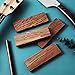 Riakrum 4 Pieces Ironwood Knife Handle Material Natural Wood Knife Handle Scales for DIY Crafts(4.72 x 1.57 x 0.39 Inch)