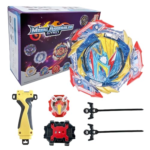 Gytobytle 193 Bey Peonzas Metal Fusion Blade Conjunto de Peonza Juguetes, with Magia Launcher Asas