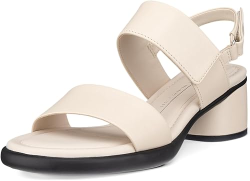 ECCO Women's Sculpted 35 Luxe Strap Sandal, LIMESTONE, 11-11