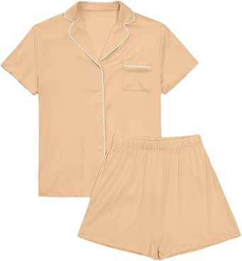 Hanes Men's 2-Piece Short Lounge Set – T-Shirt & Shorts Pajama Set, Cotton/Modal, Crew Neck