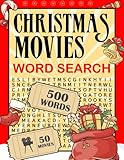 Christmas Movies Word Search: The Best Christmas Movies Of All Time Word Search Large Print - Find a Word Puzzles For Adults