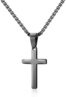 Mooham Cross Pendant Black Steel