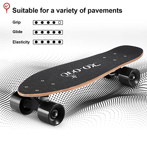 Ko-On Skateboard Complete Skateboards 22 Inch Mini Cruiser Skateboards For Beginners Kids Boys And Girls (Shark) #TOP6