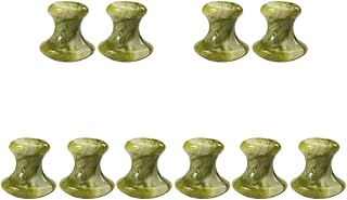 10 peças Sha Rugas Natural Meridian Energy Neck Mulheres Quentes Facial Spa Músculos Forma Beleza Raspador Er Corpo Guasha Casa Pedras Saúde Jade para o Rosto Relaxante Frio