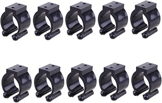 Hemobllo 20 Piezas Soporte de Pared Organizador de Almacenamiento Soporte de Plástico Negro Club de Snooker de Instalar y Resistente Corrosión