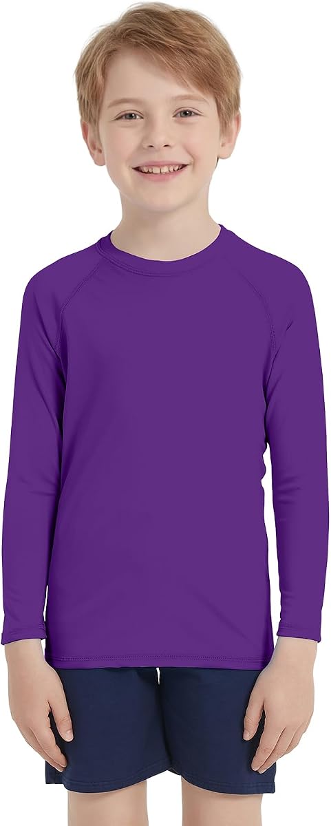 Finisterre Neptune Recycled Nylon Kids' UV Protection Rash Guard – Long Sleeve (UPF 50+) view 2
