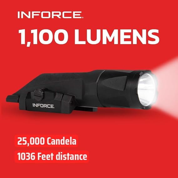 Inforce Gen 3 WMLx 1,100 Lumen Light (Black)